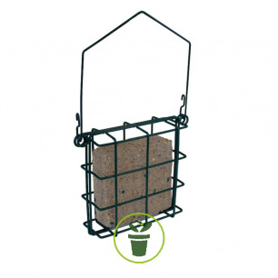 Bûten Gift - Mangeoire en cage pour cacahuètes - idéal pour les petits  oiseaux - Ø17,5xH26 cm - noir Cette mangeoire n'est pas accessible aux  grands oiseaux et aux écureuils !
